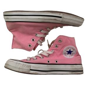 pink Converse high tops